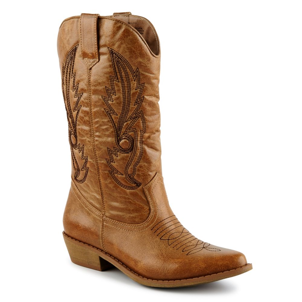 Tan Coconuts Womens Gaucho Western Boot Boots Off Broadway Shoes