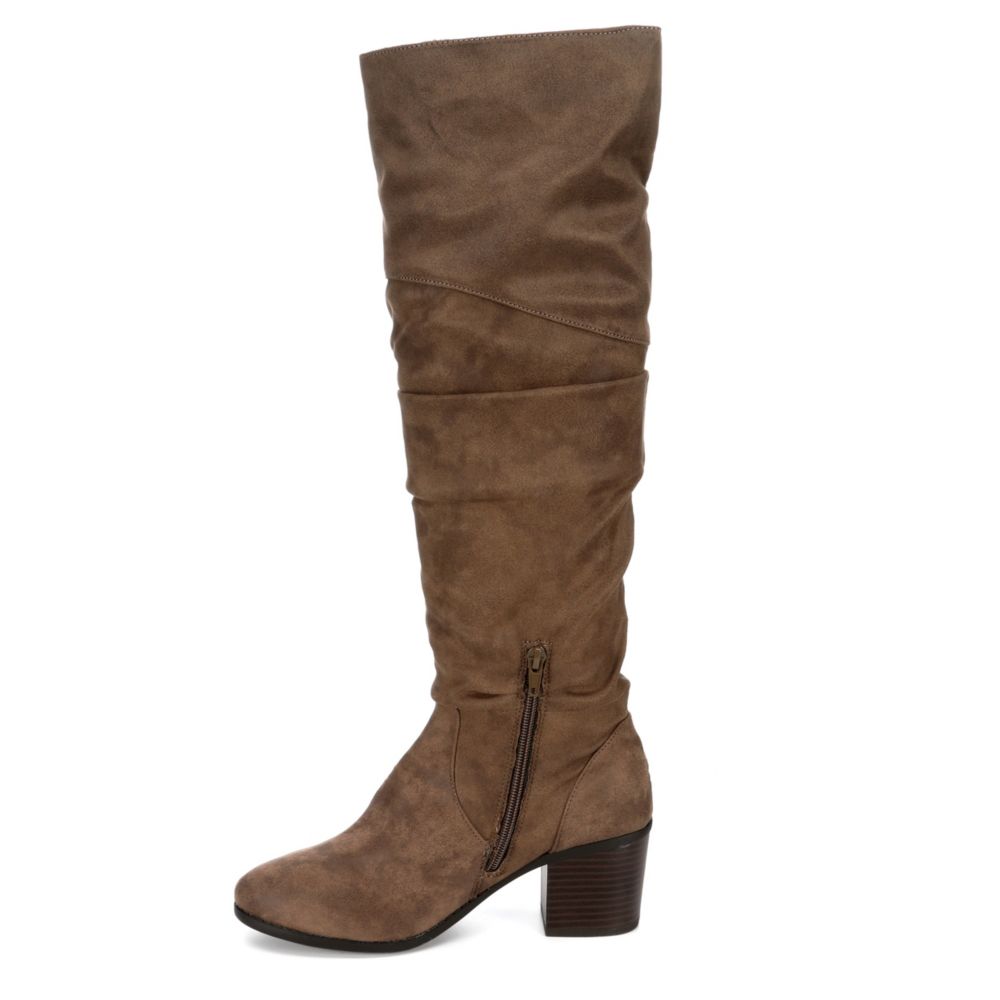 L4L Womens Trap Over The Knee Boot - TAUPE