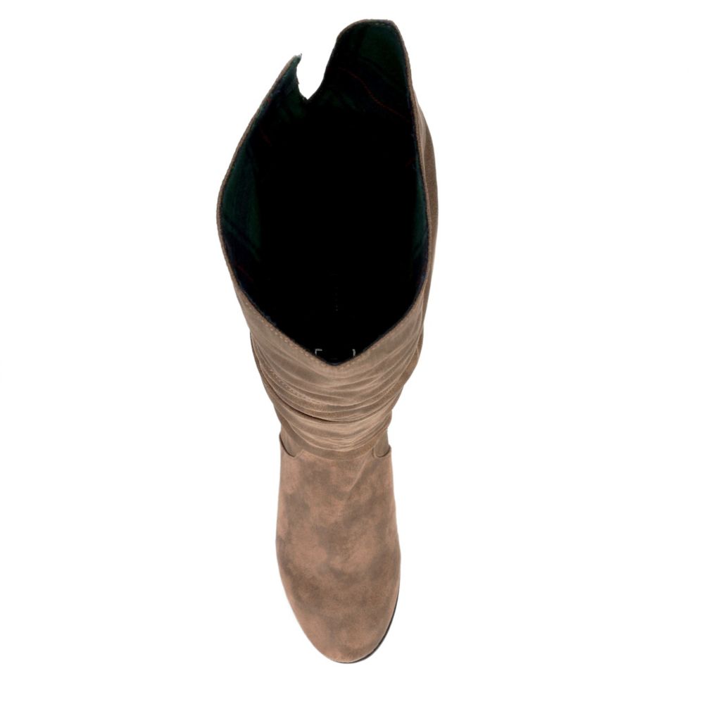 L4L Womens Trap Over The Knee Boot - TAUPE