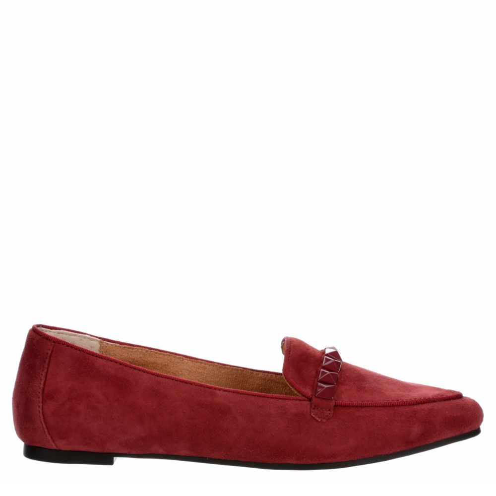 ME TOO Womens Abbott Flat - BURGUNDY