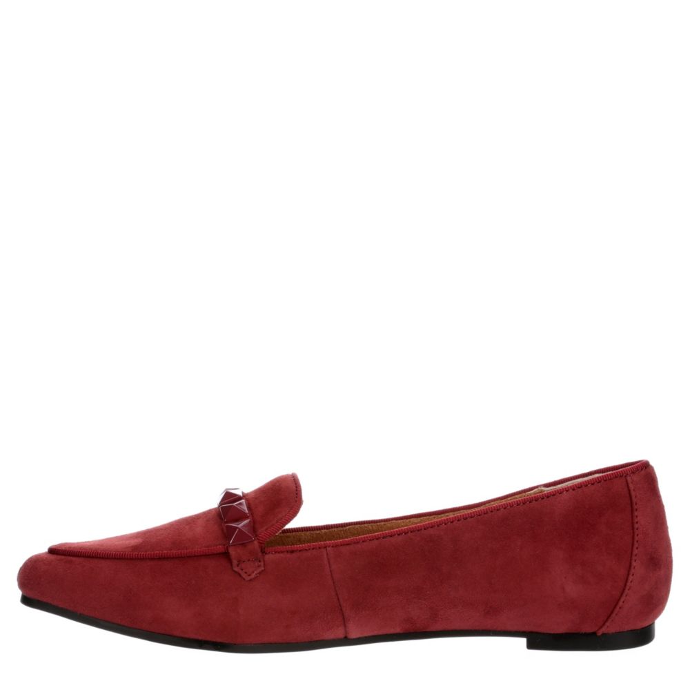 ME TOO Womens Abbott Flat - BURGUNDY