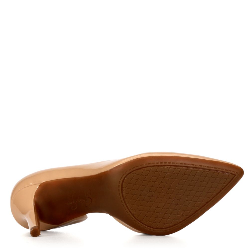 JESSICA SIMPSON Womens Leesy Pointed Toe Heel - NUDE