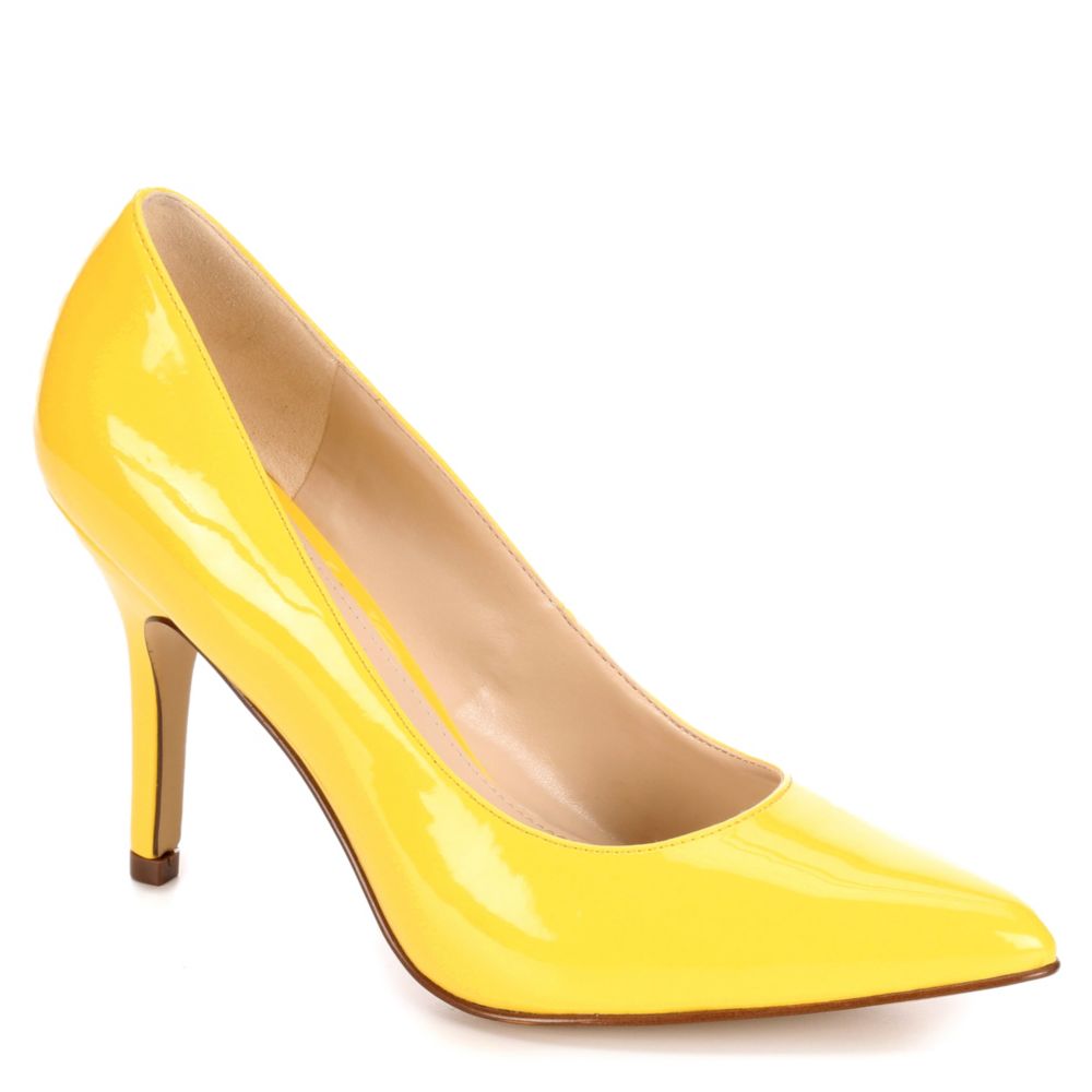 Yellow Nine West Womens Shimmer | Dress | Off Broadway Shoes