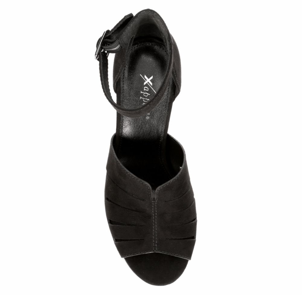 XAPPEAL Womens Kaya Sandal - BLACK