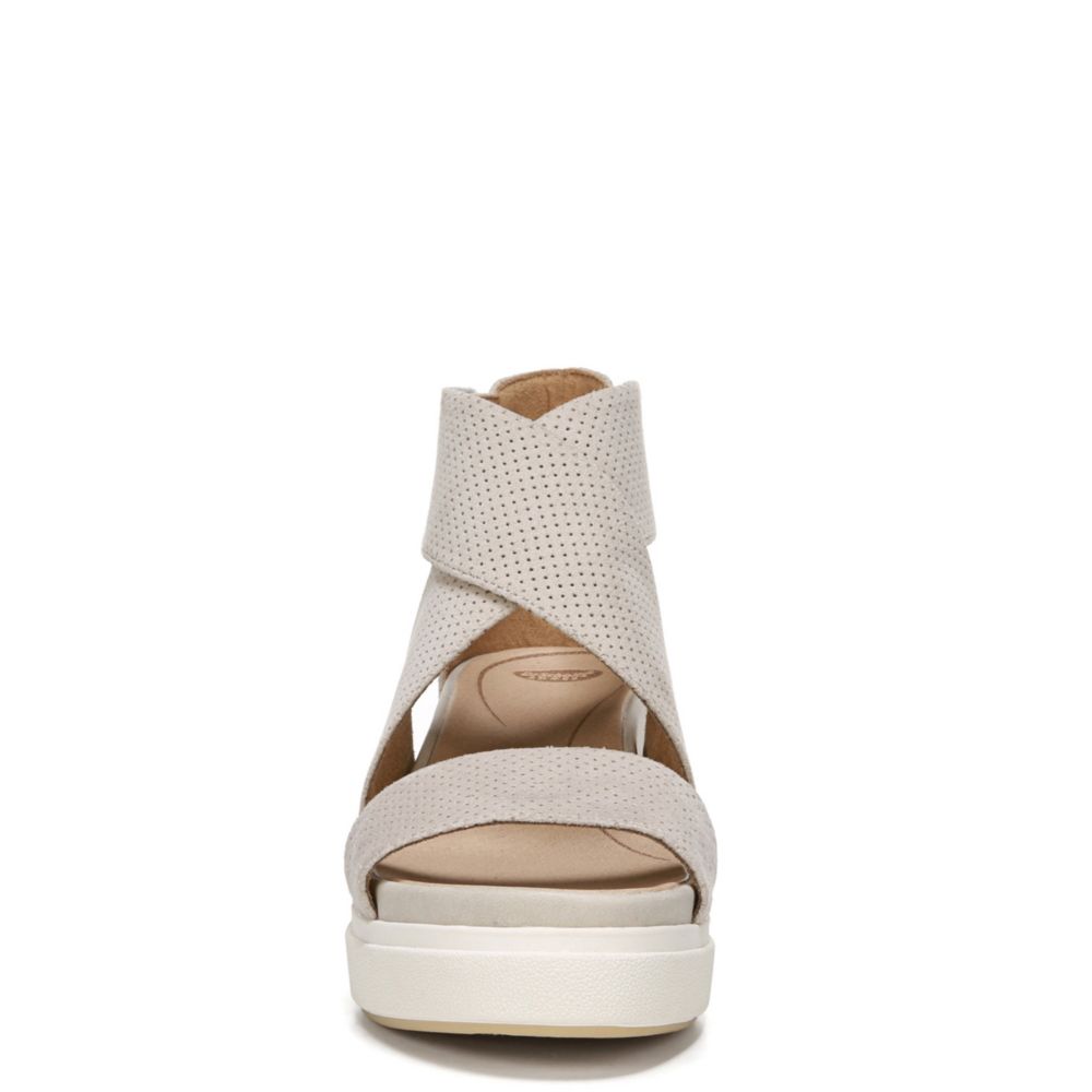 DR. SCHOLL'S Womens Sheena Platform Wedge Sandal - OFF WHITE