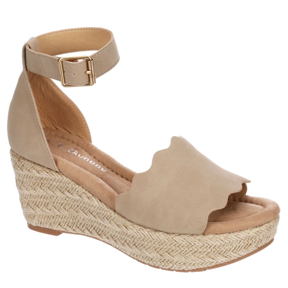 cl by laundry womens distance wedge sandals