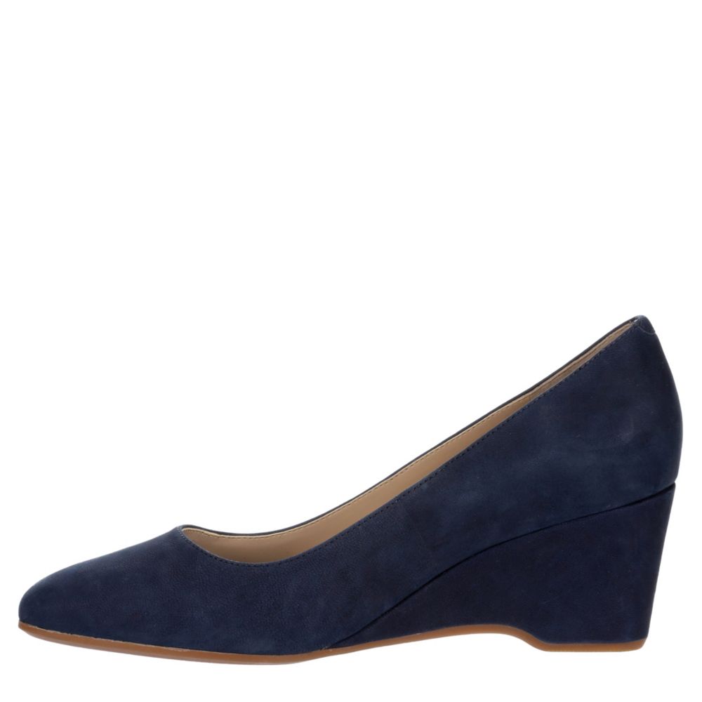 cole haan navy wedge