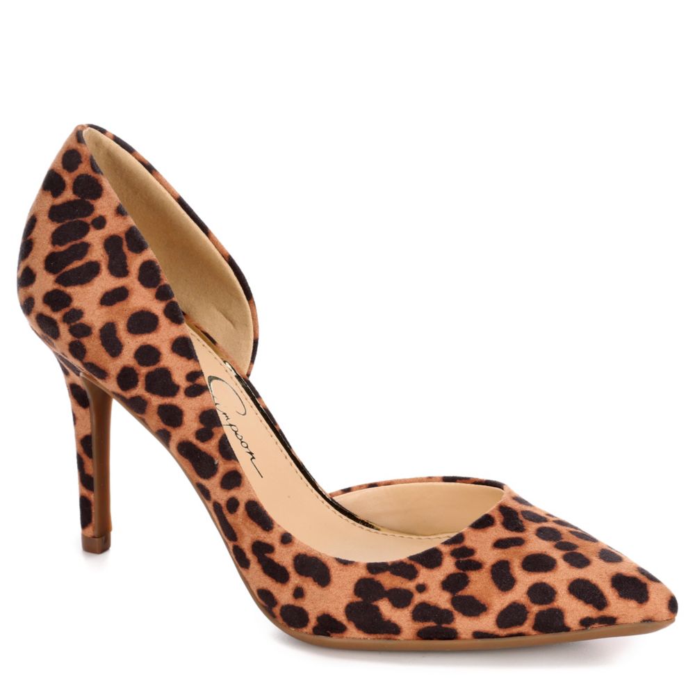 leopard pointed shoes