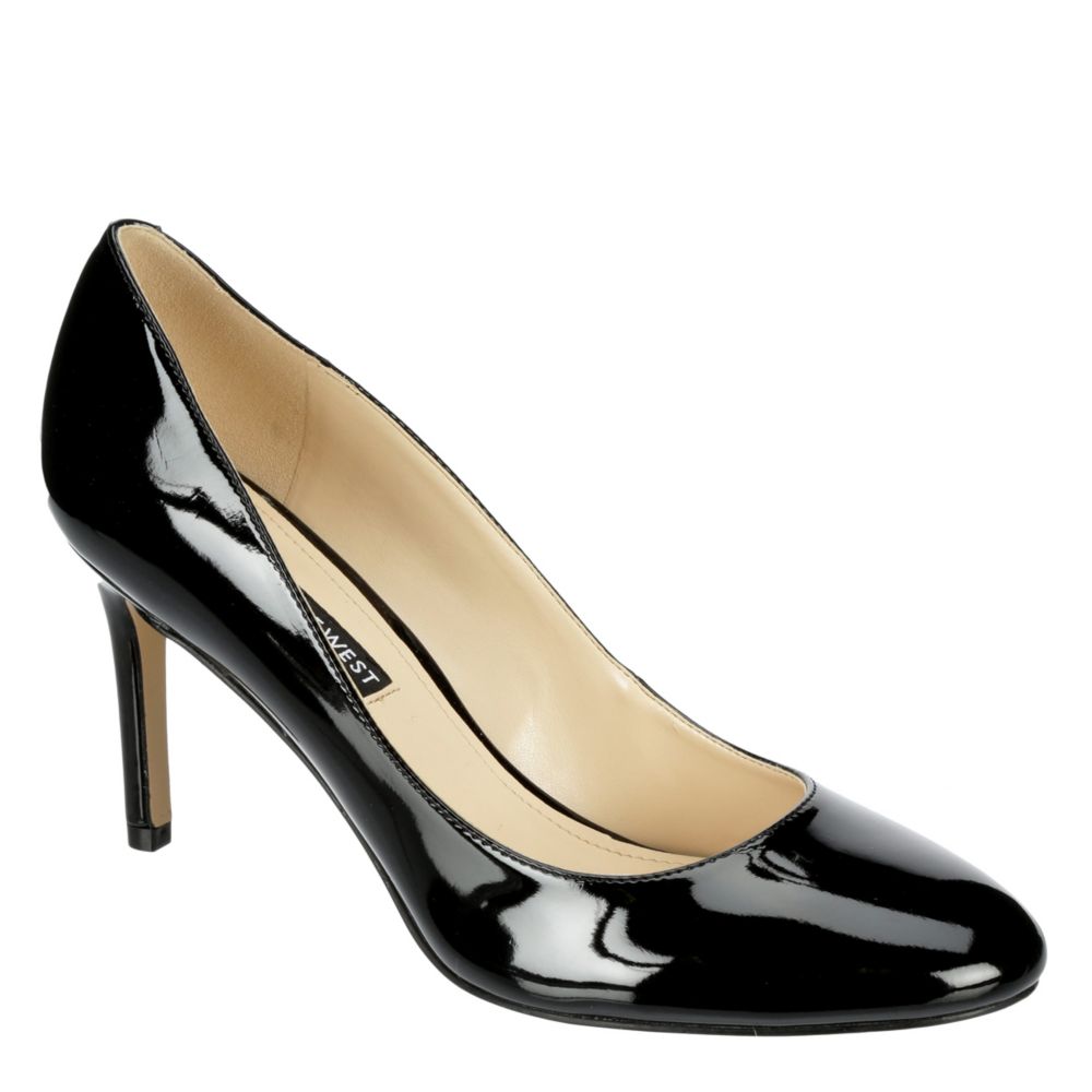 nine west black patent shoes