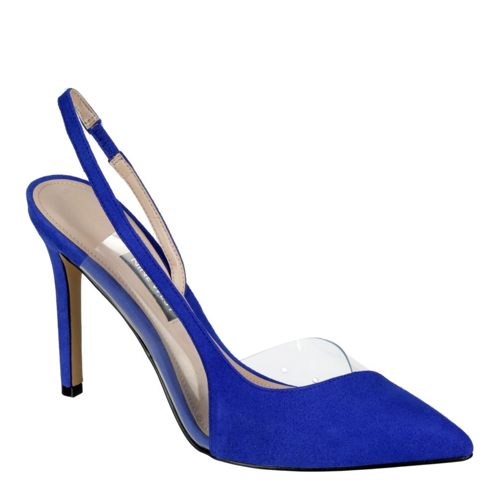 blue nine west shoes