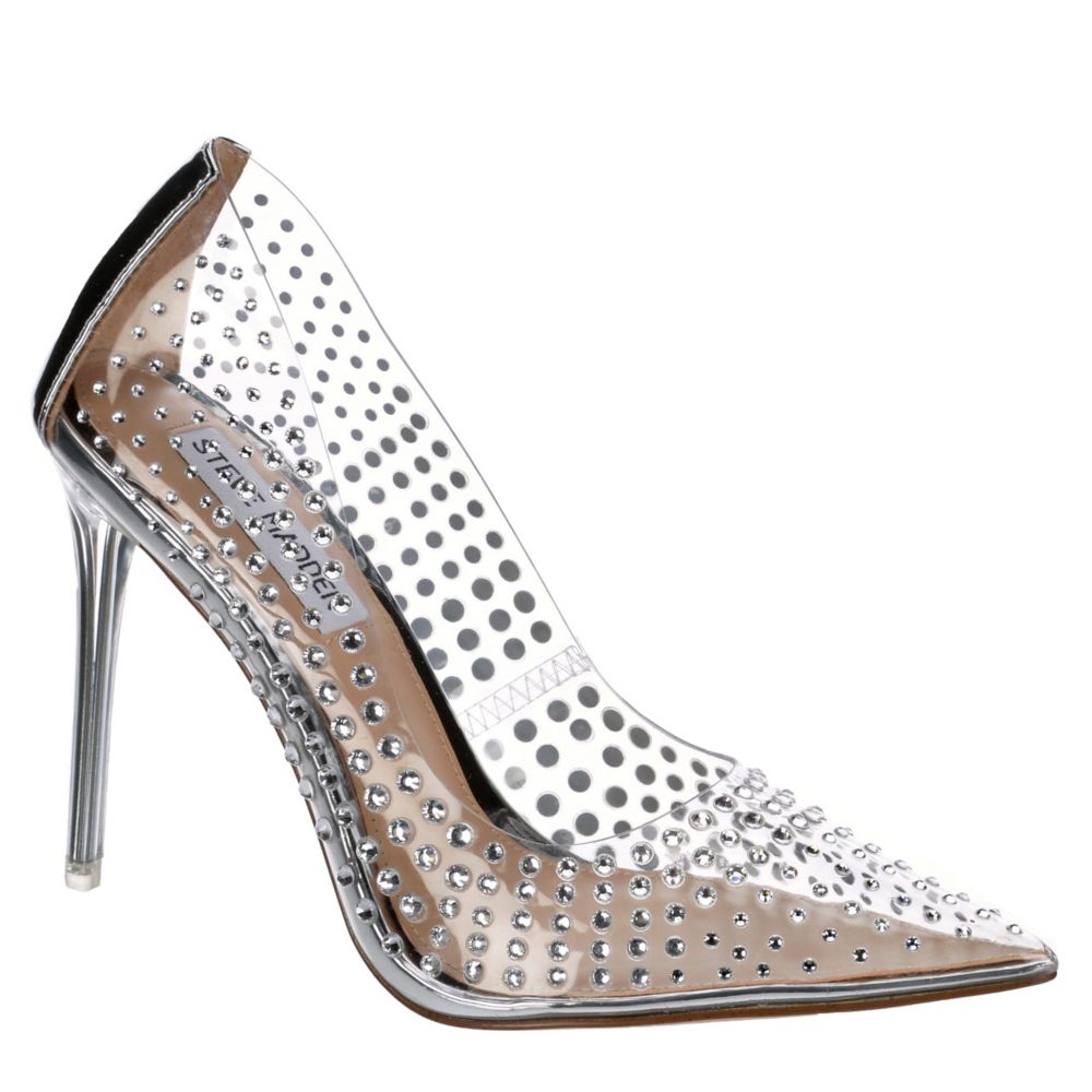 steve madden clear pumps