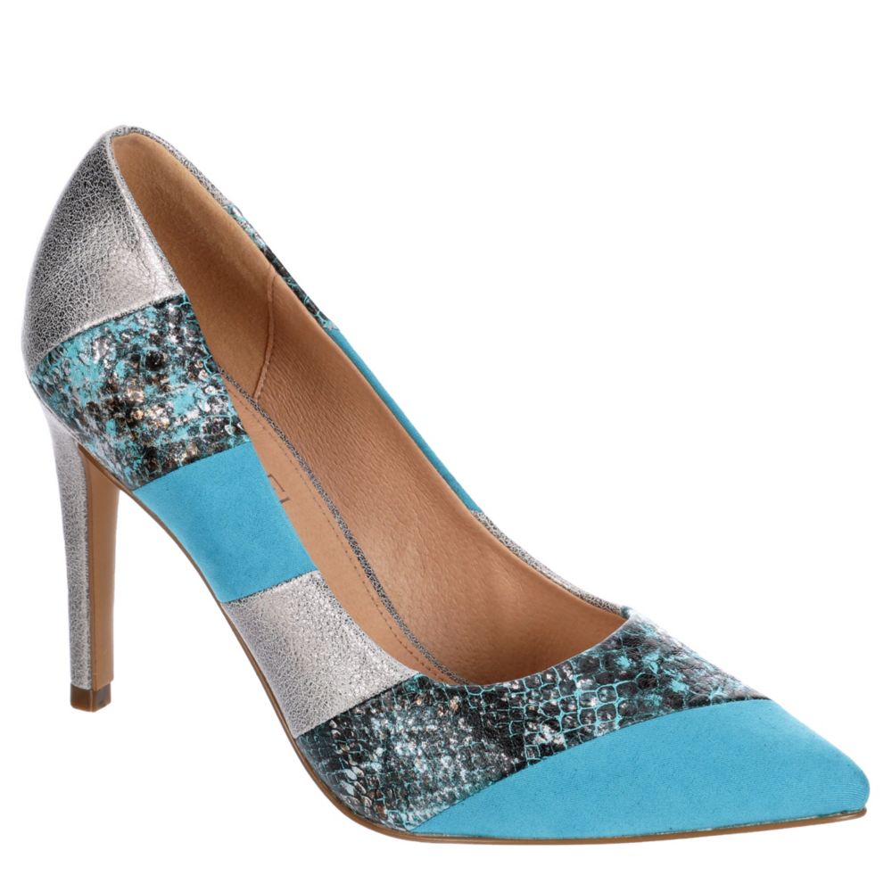 turquoise women's dress shoes