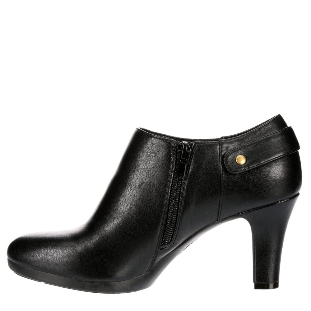 ANNE KLEIN Womens Solano Ankle Bootie - BLACK