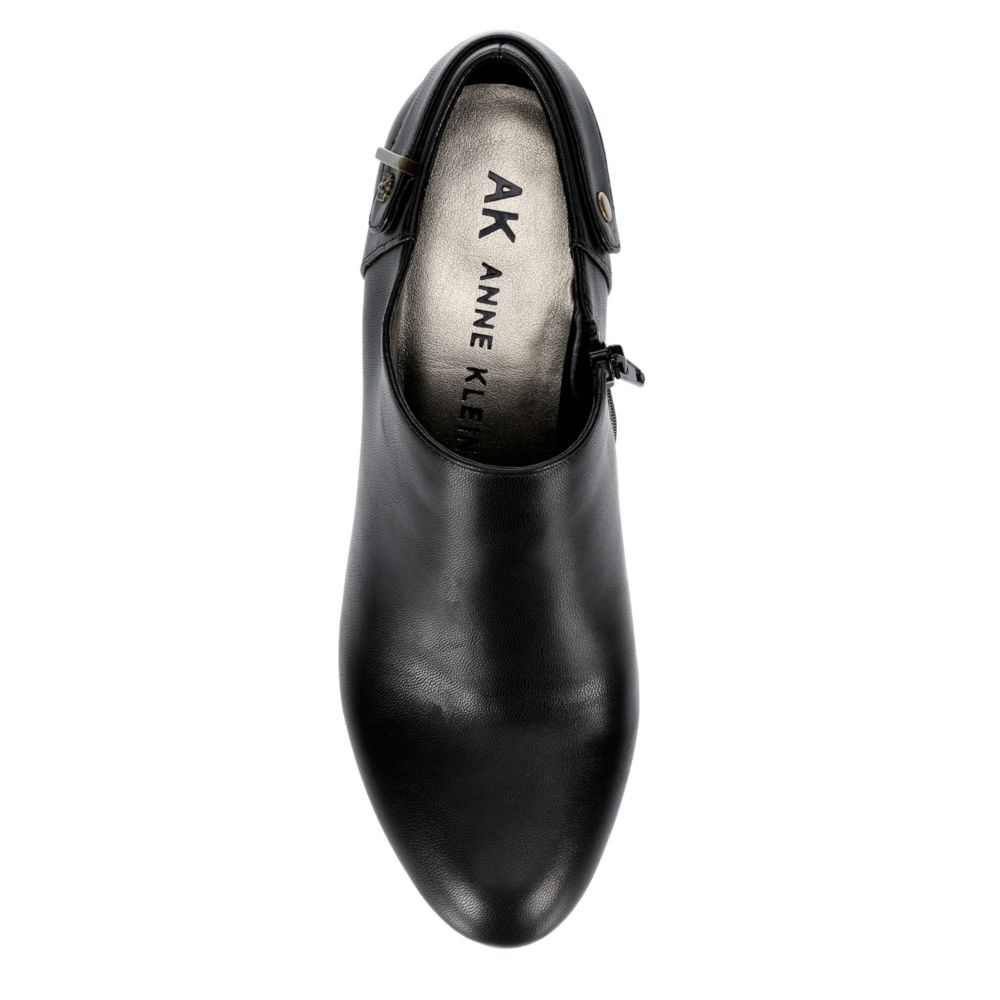 ANNE KLEIN Womens Solano Ankle Bootie - BLACK