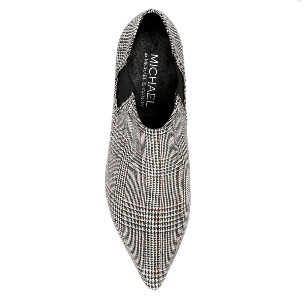 MICHAEL BY MICHAEL SHANNON Womens Fallon Bootie - PLAID
