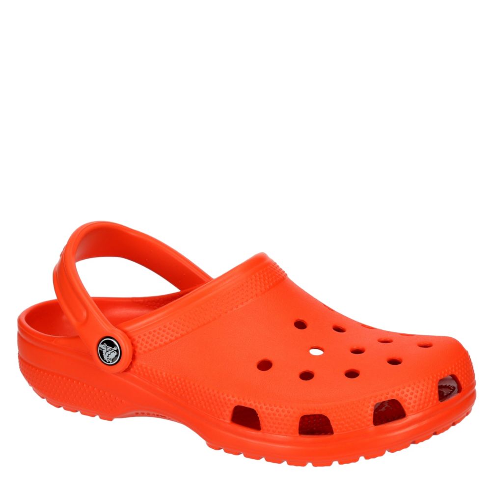 orange crocs womens