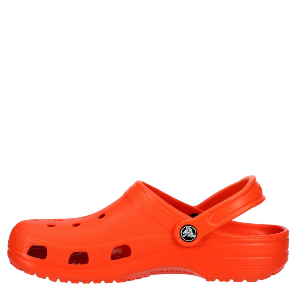 womens orange crocs