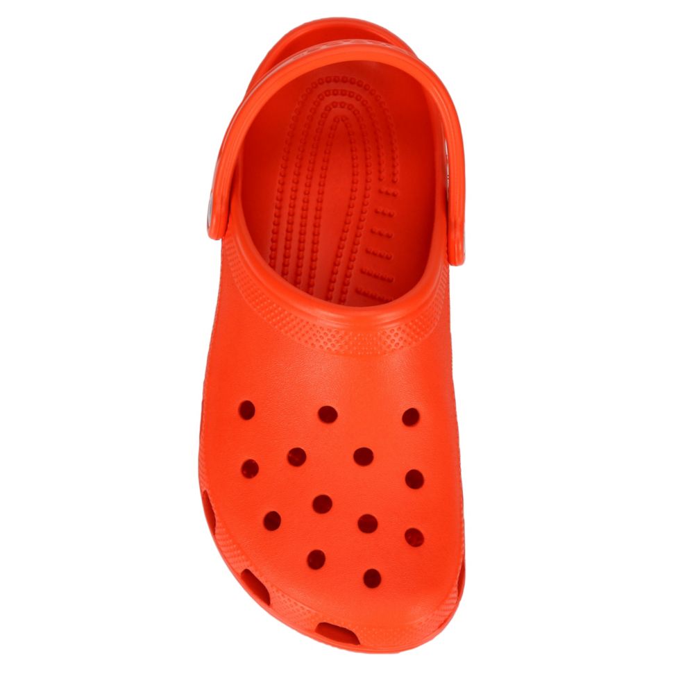 womens orange crocs