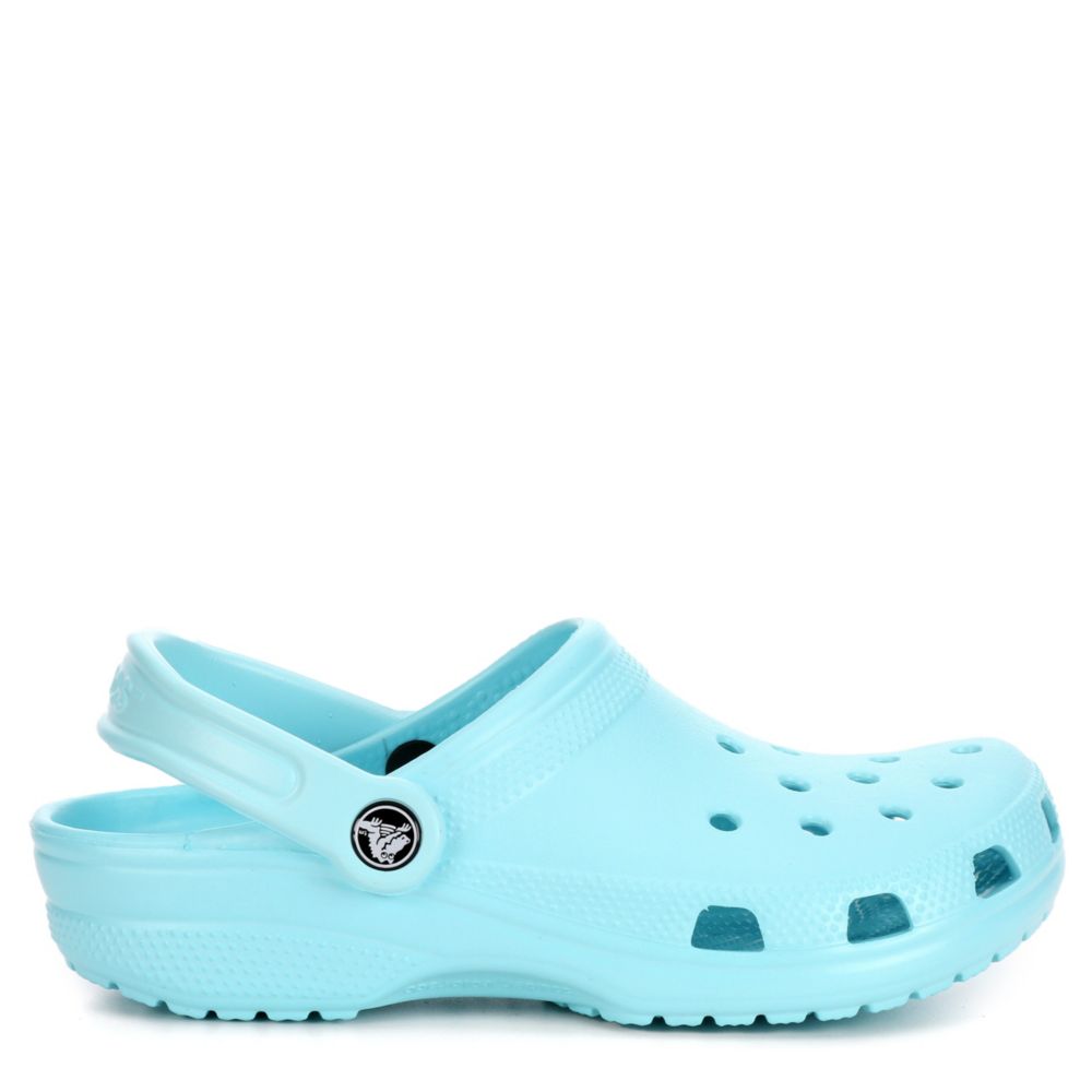 pale blue crocs