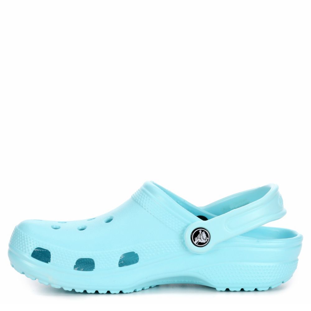 pale blue crocs
