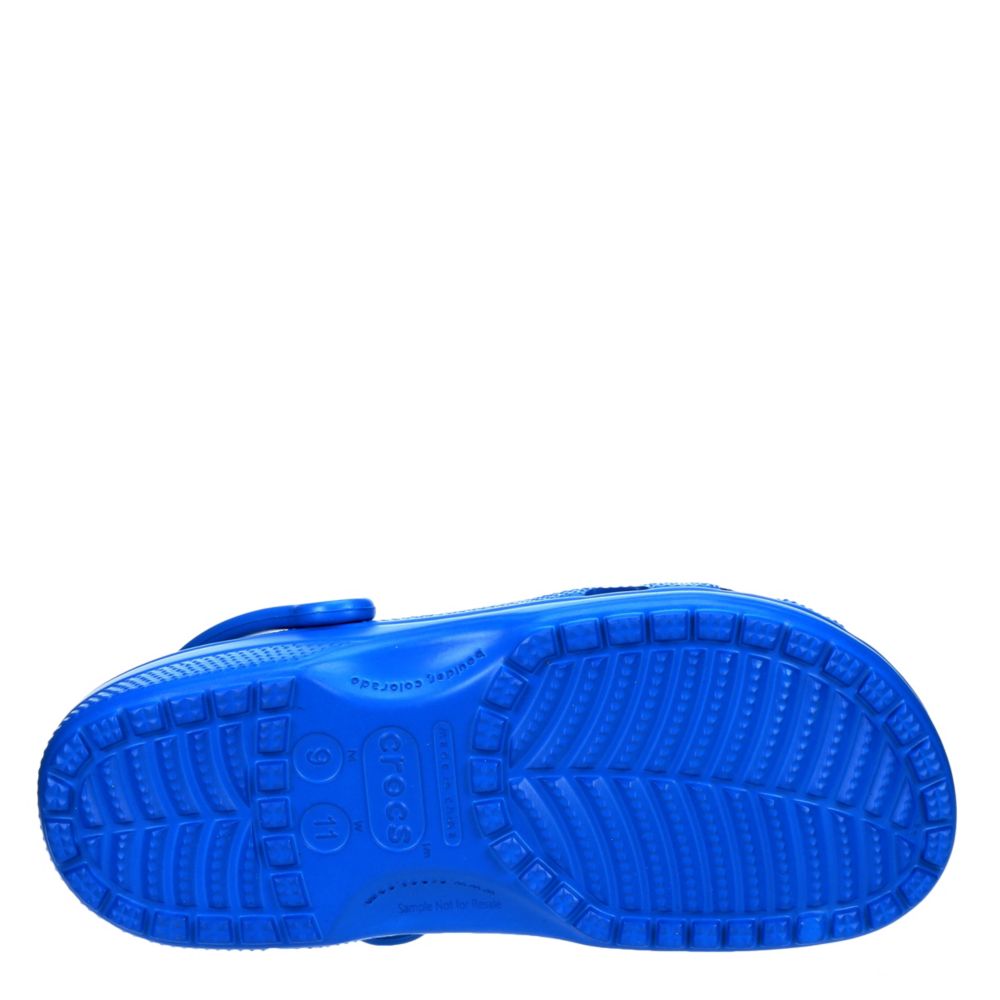 bright blue crocs
