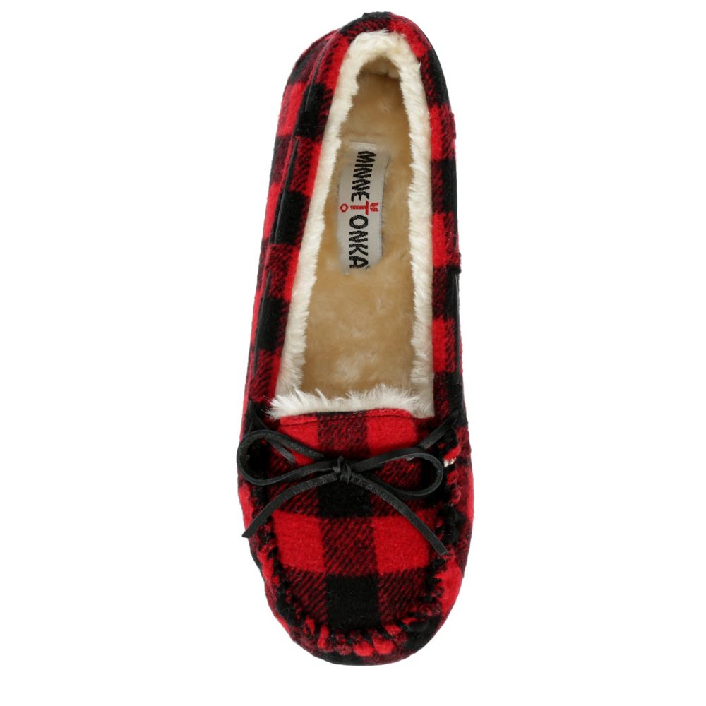 minnetonka plaid slippers