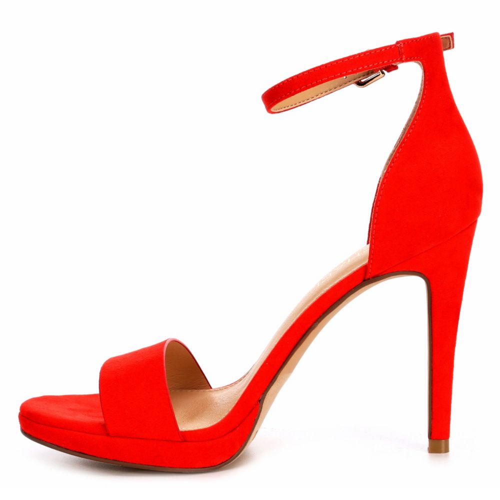MICHAEL BY MICHAEL SHANNON Womens Angelica Platform Sandal - RED