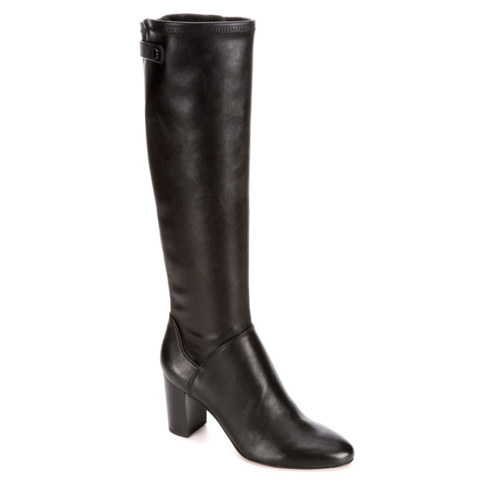 womens tall black dress boots