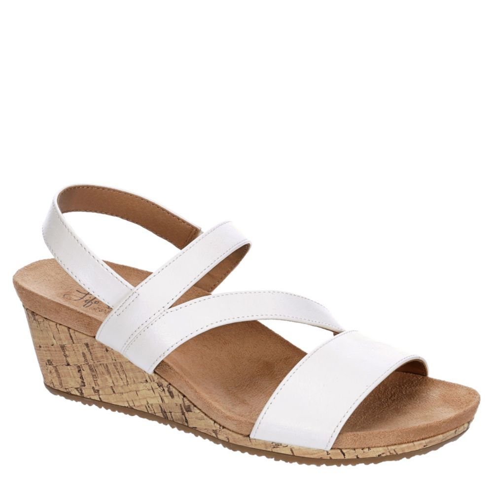 lifestride white sandals