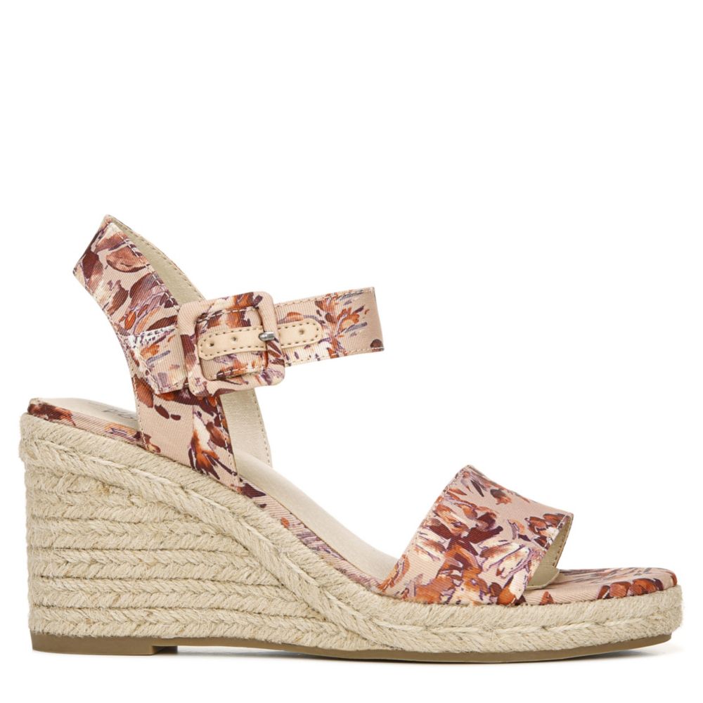 lifestride tango women's wedge sandals