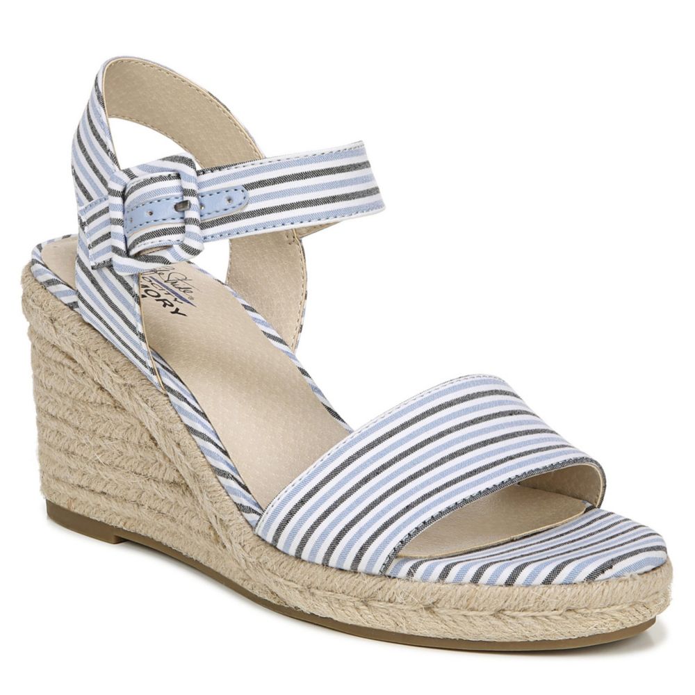 lifestride tango women's wedge sandals