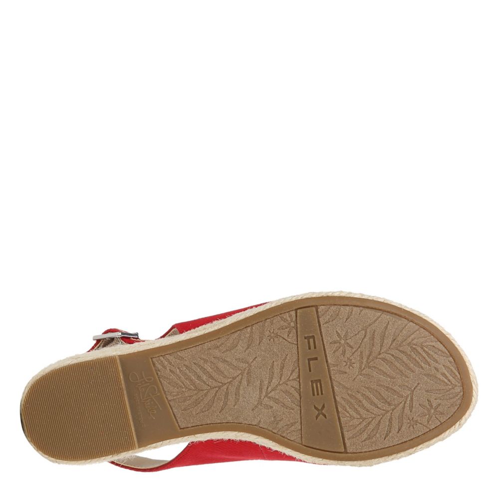 lifestride socialite women's wedge sandals