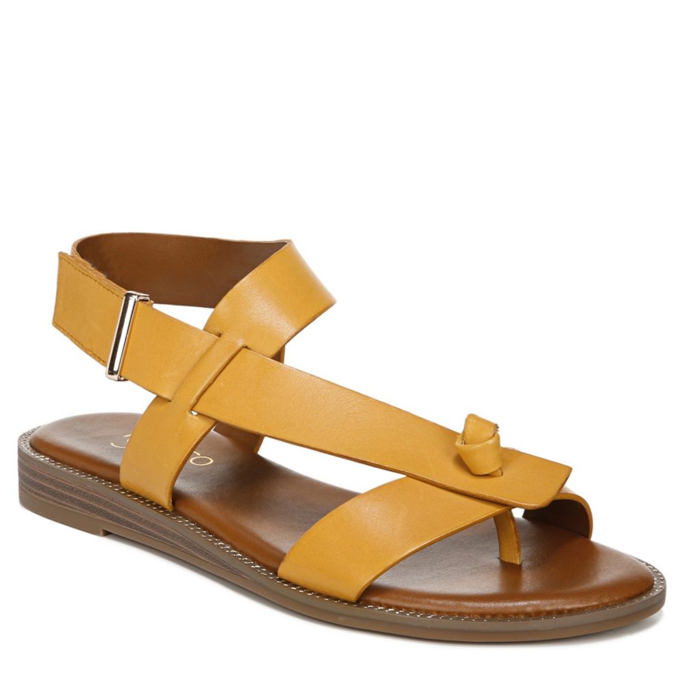 franco sarto yellow sandals
