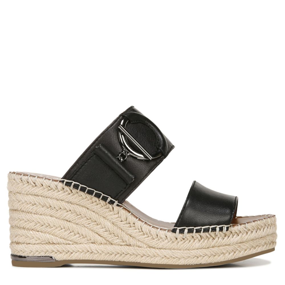 Womens Charlie Espadrille Slide Wedge Sandal