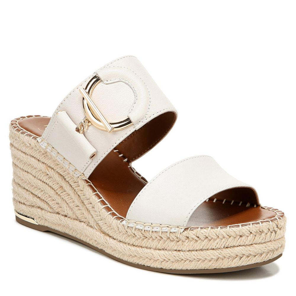 franco sarto white sandals