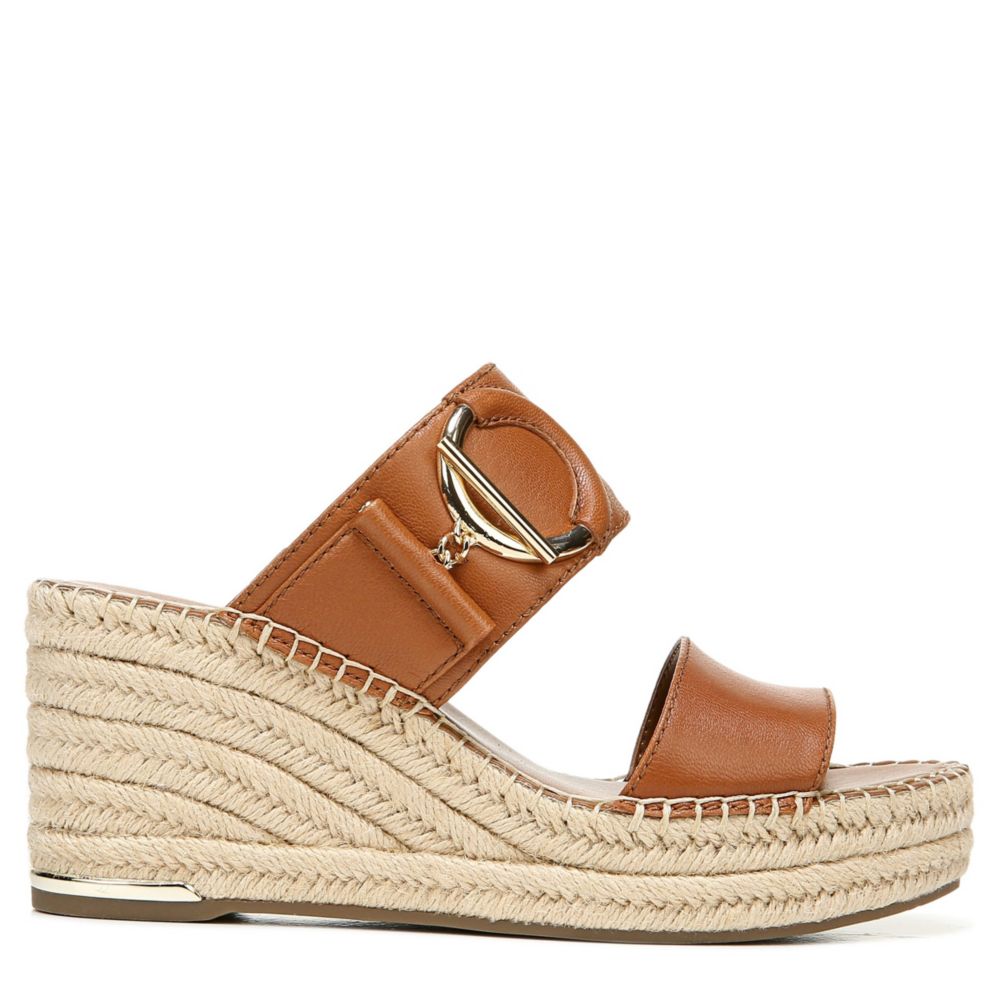 Womens Charlie Espadrille Slide Wedge Sandal