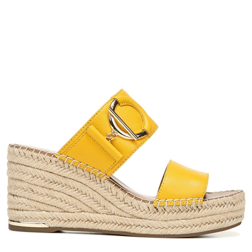 Womens Charlie Espadrille Wedge Slide Sandal