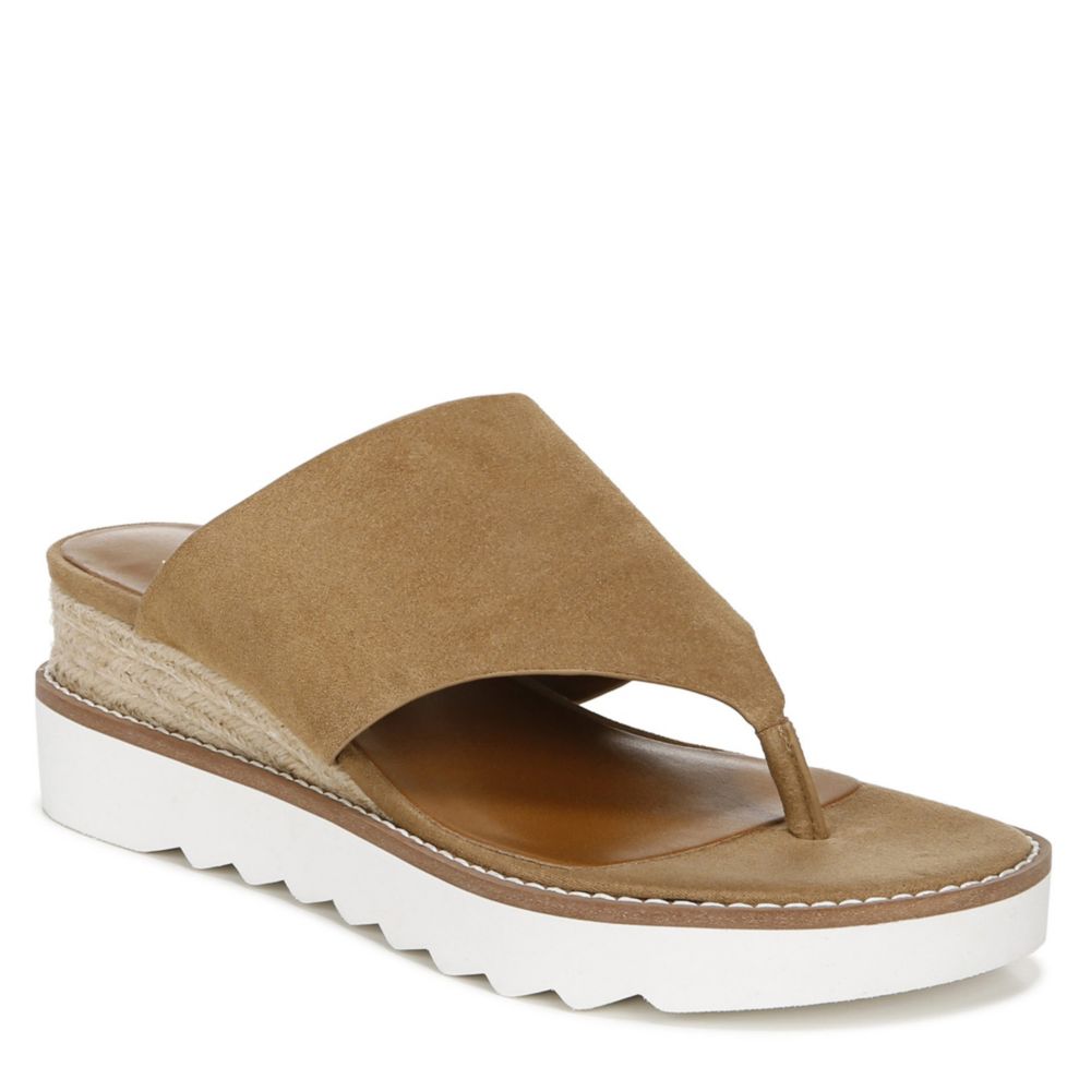 FRANCO SARTO Womens Cramer Espadrille Wedge Sandal - TAUPE