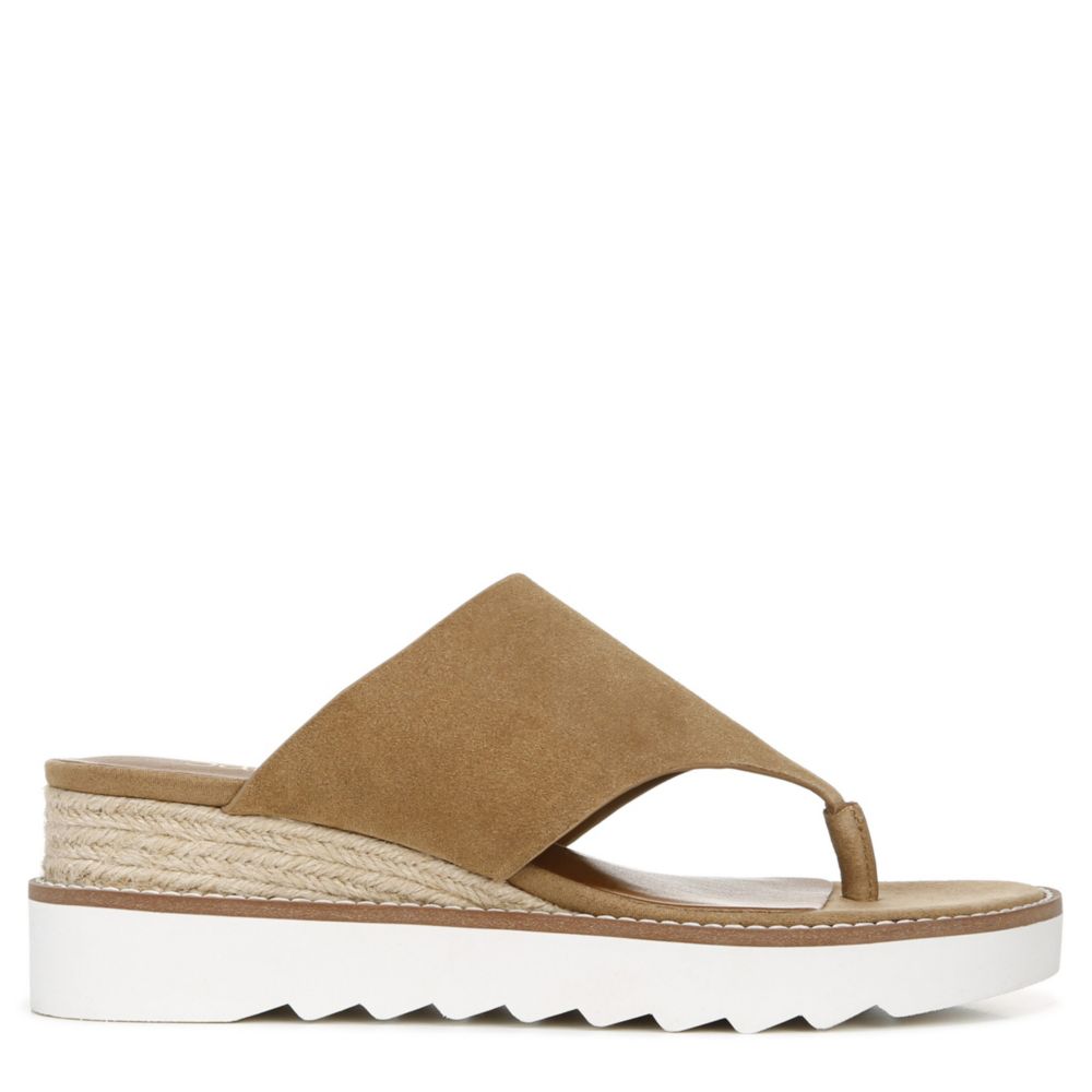 FRANCO SARTO Womens Cramer Espadrille Wedge Sandal - TAUPE