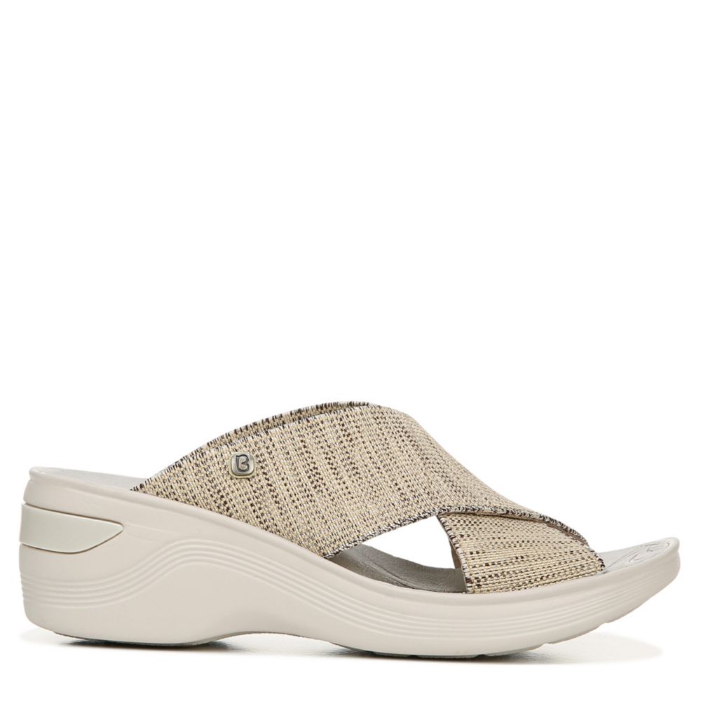 Womens Desire Wedge Slide Sandal
