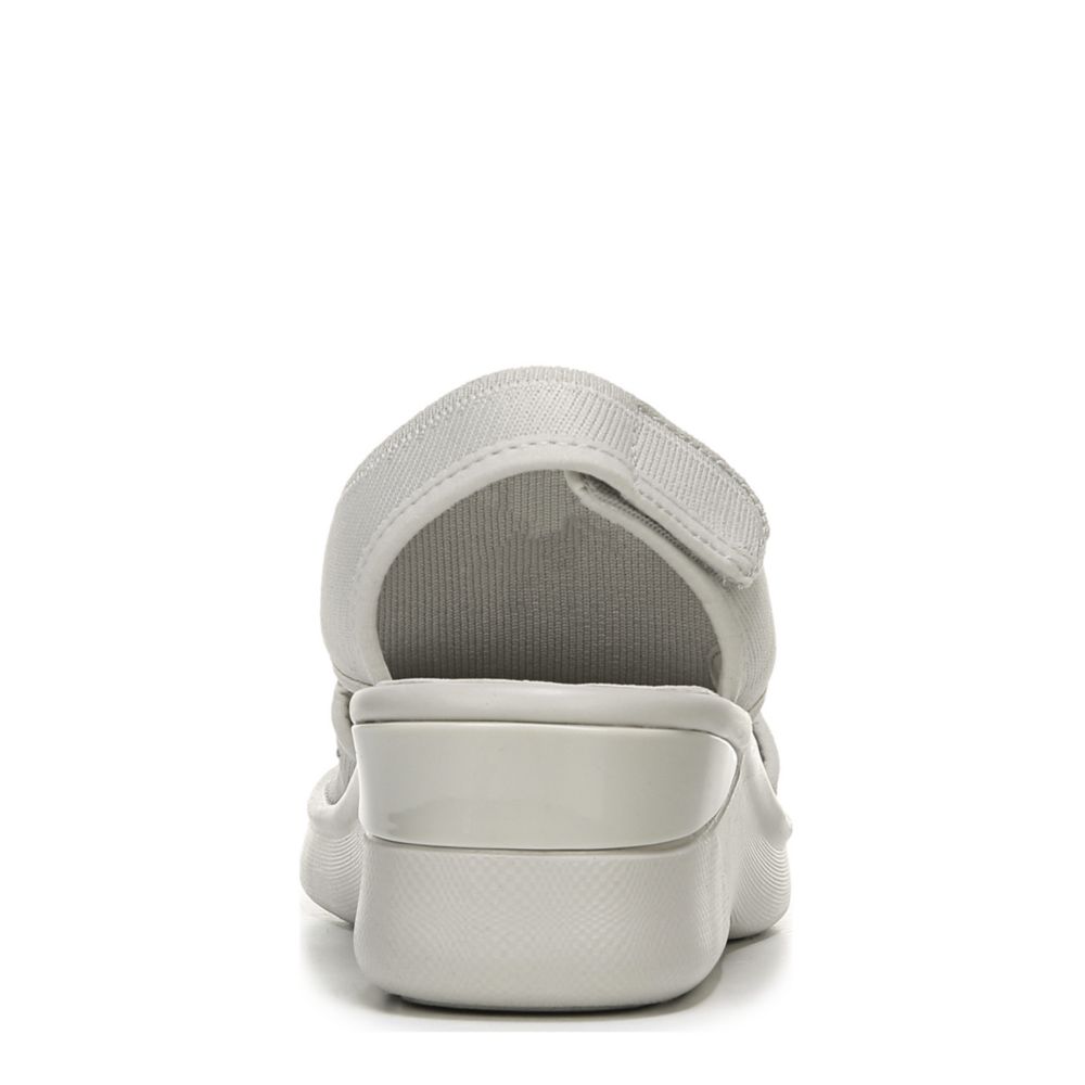 BZEES Womens Saucy Wedge Sandal - GREY