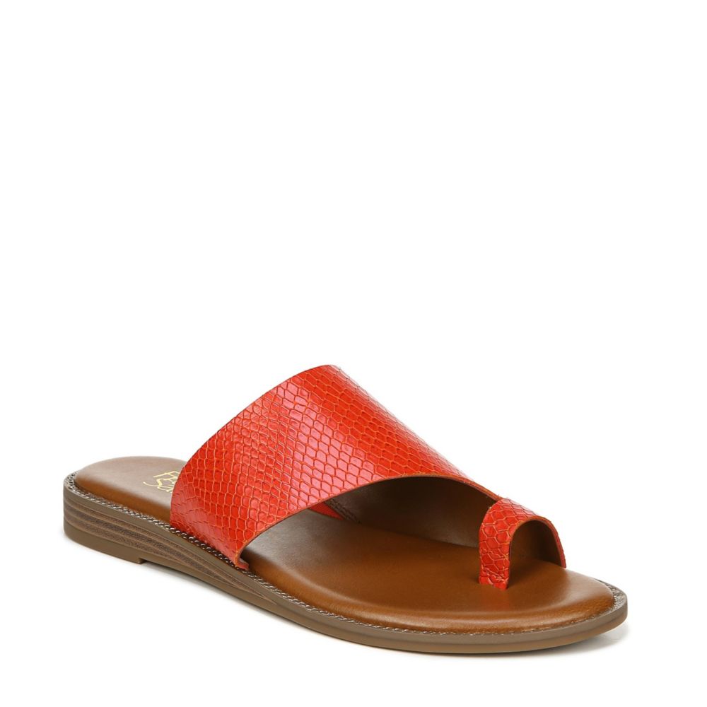 franco sarto orange sandals