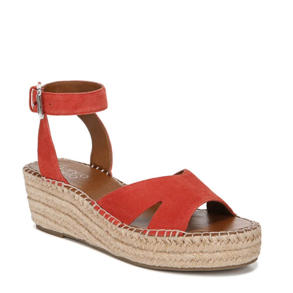 franco sarto orange sandals