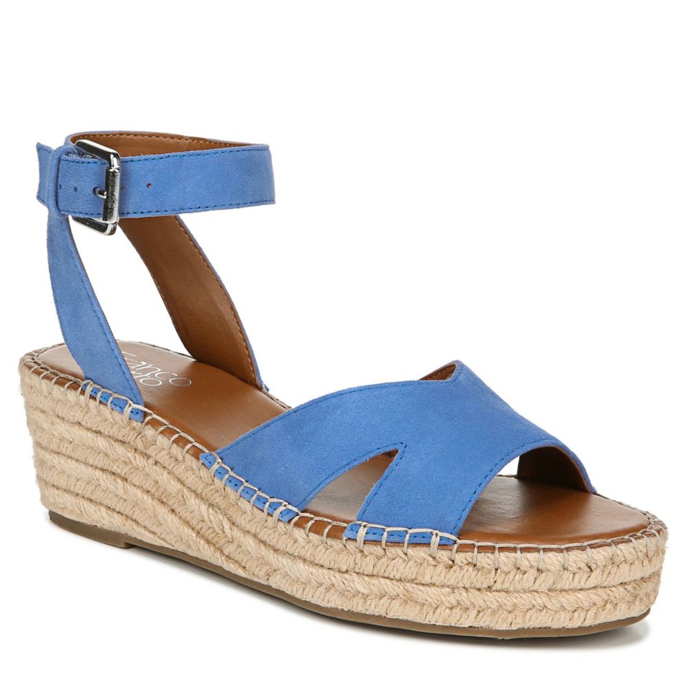 franco sarto blue sandals