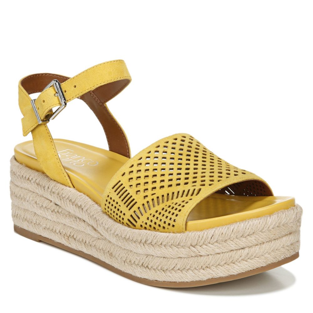 franco sarto yellow shoes