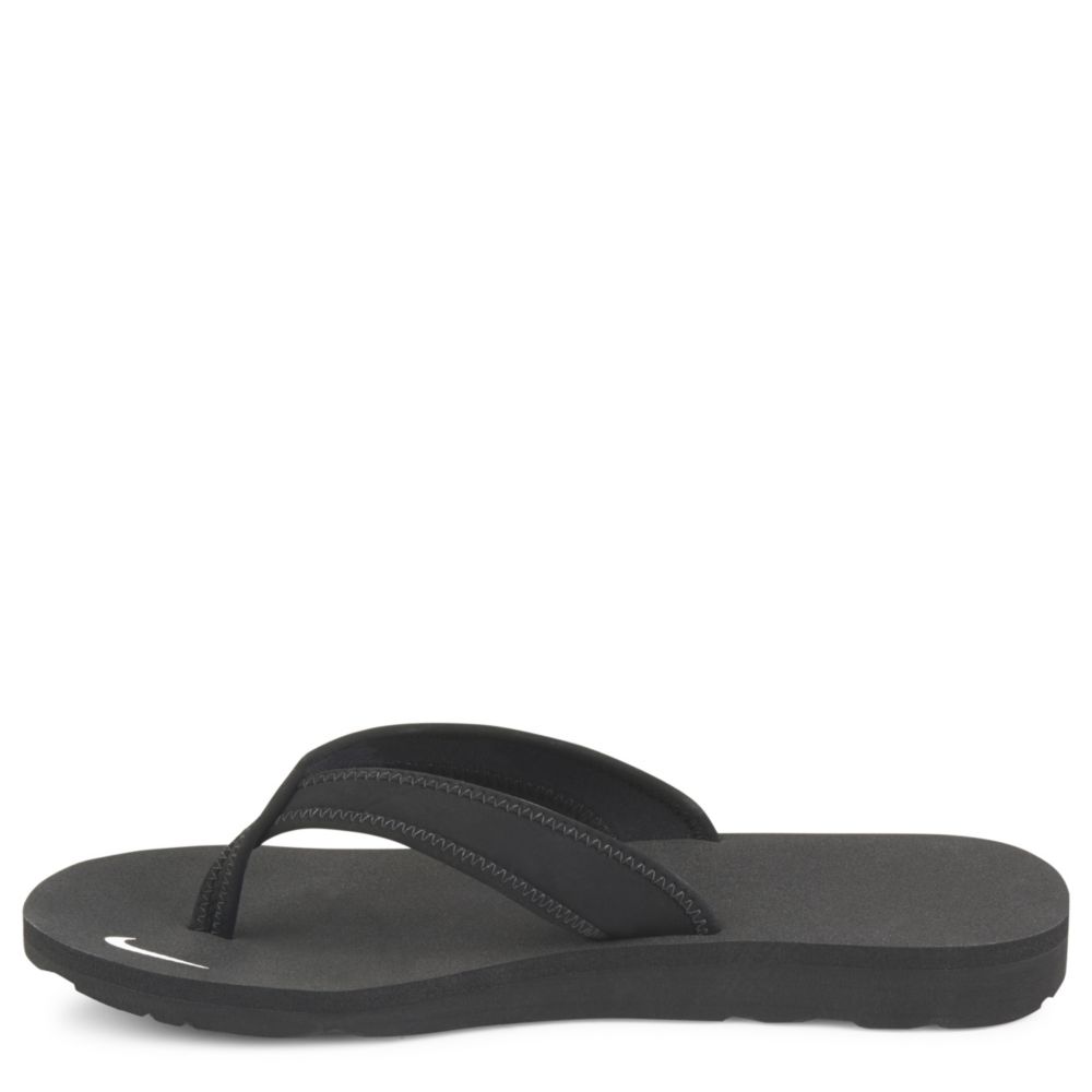 nike celso flip flops black