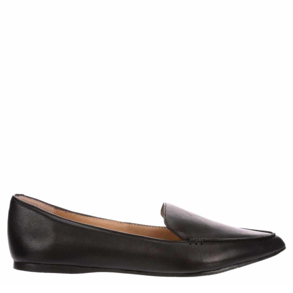 Womens Feather Loafer Flat