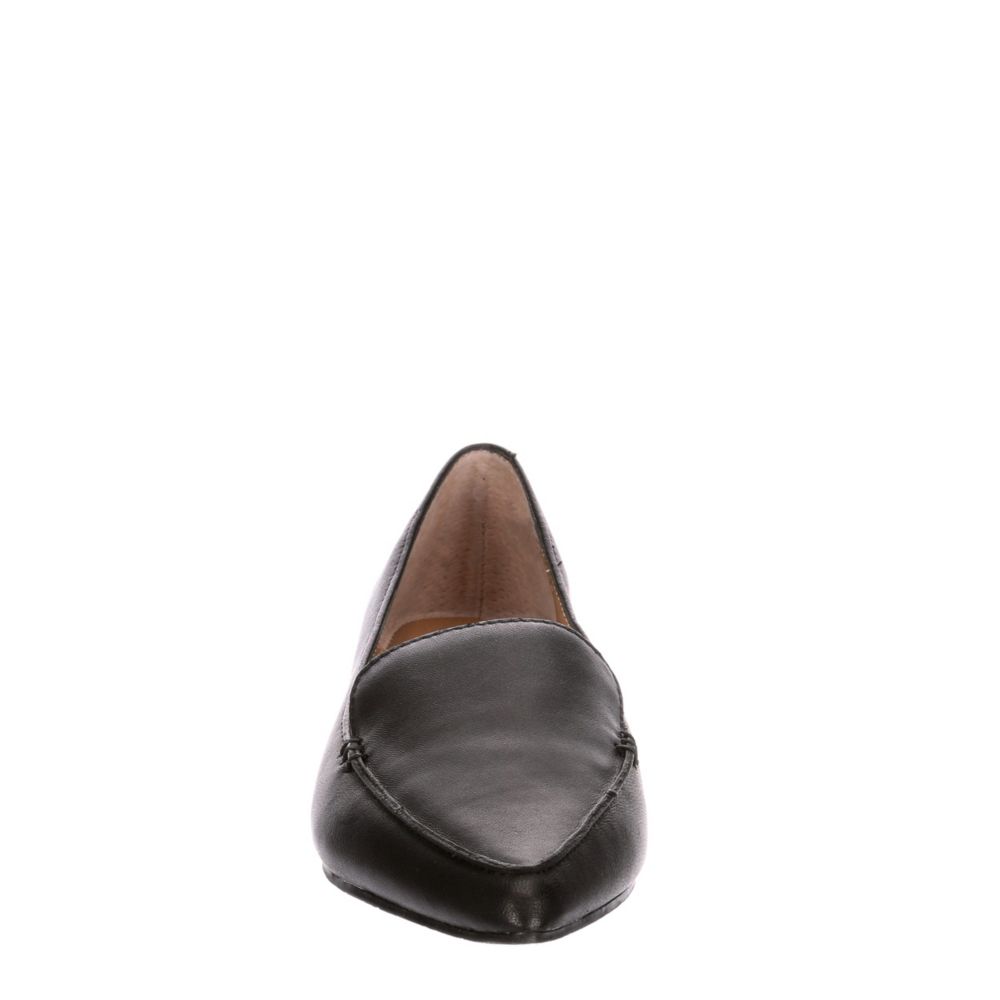 STEVE MADDEN Womens Feather Loafer Flat - BLACK