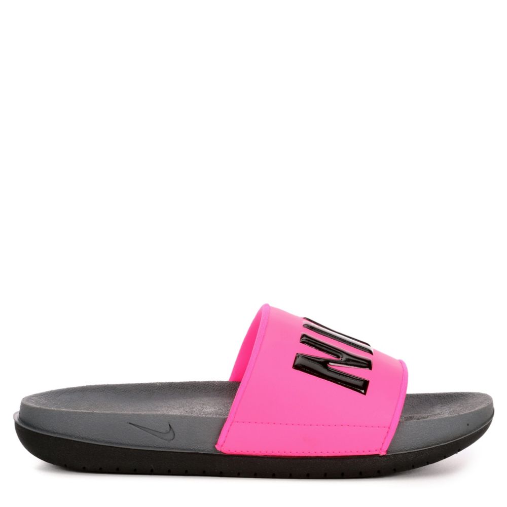 pink nike sandals with straps