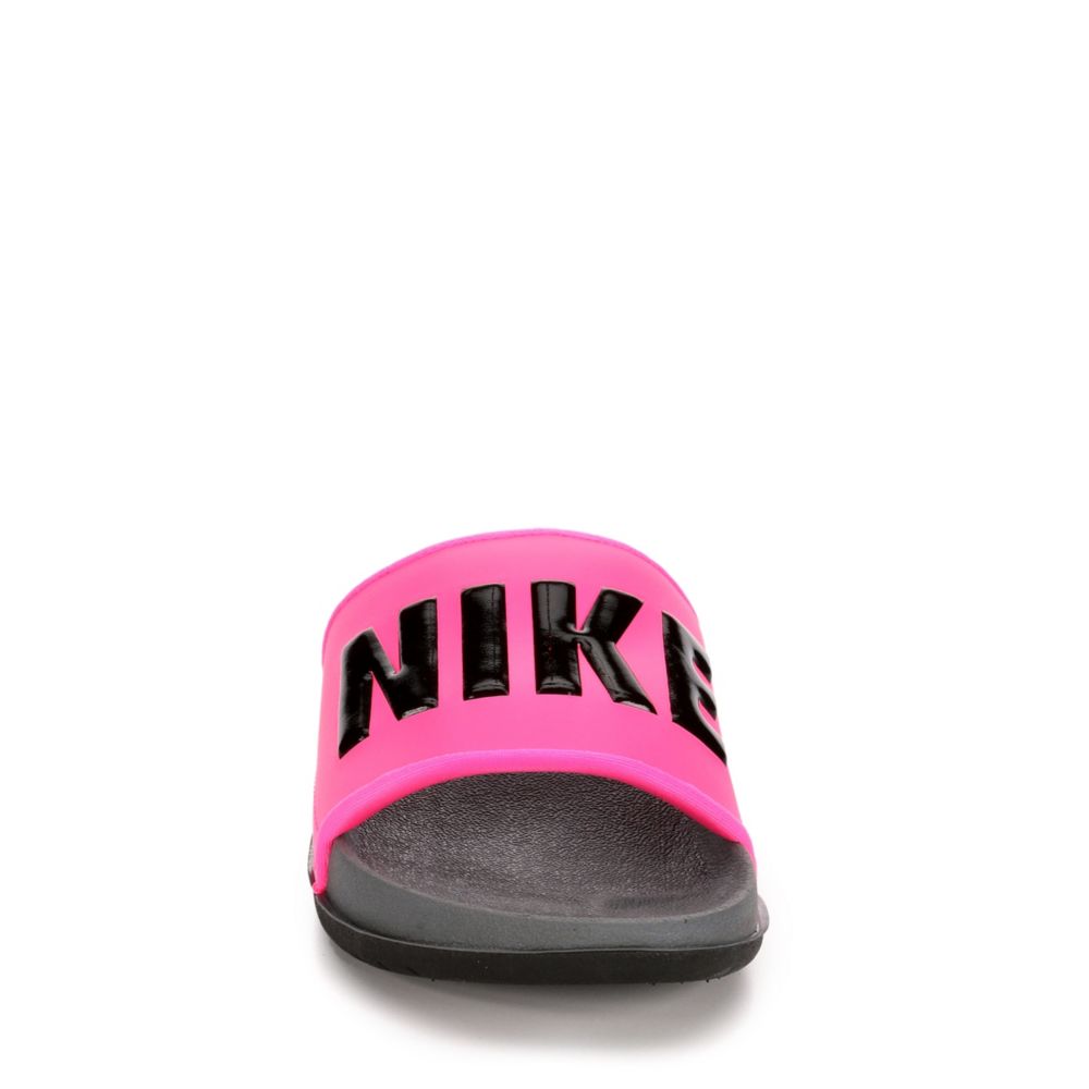 hot pink nike sandals